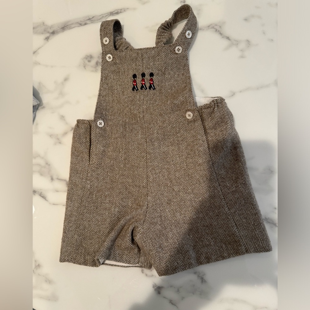 Trotters London Baby Tweed Overalls